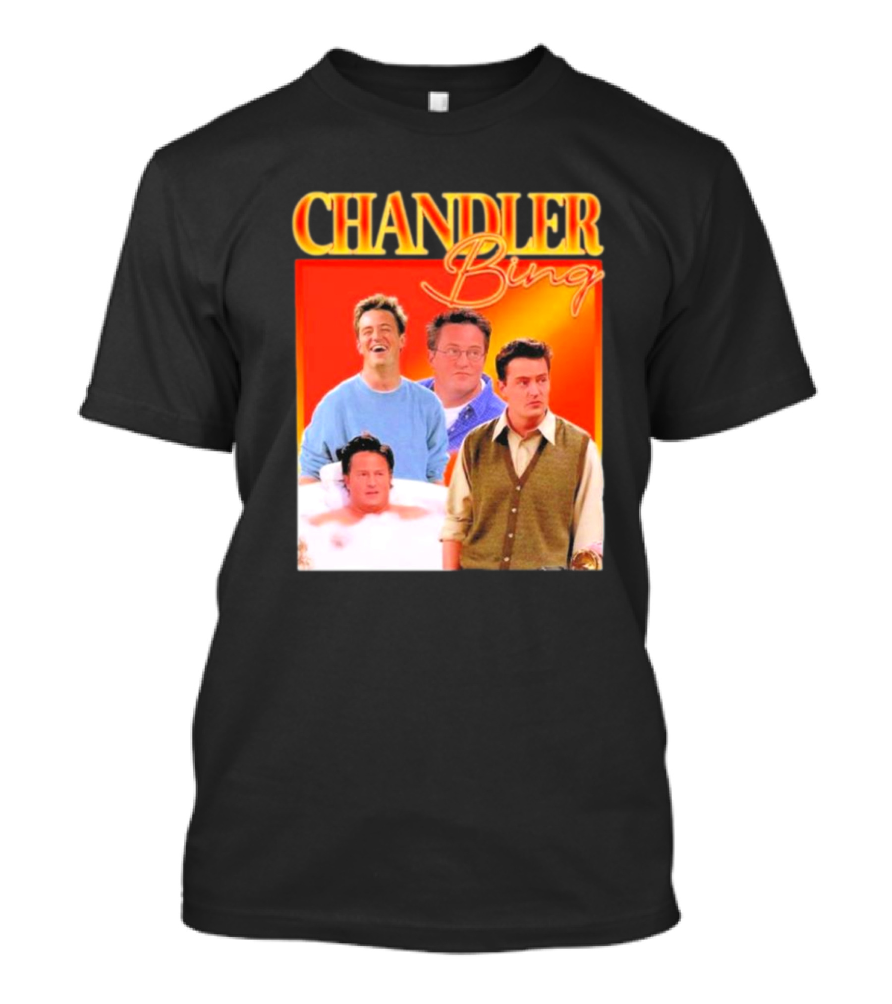 Chandler Bing Maddness Shop Homage T-Shirt
