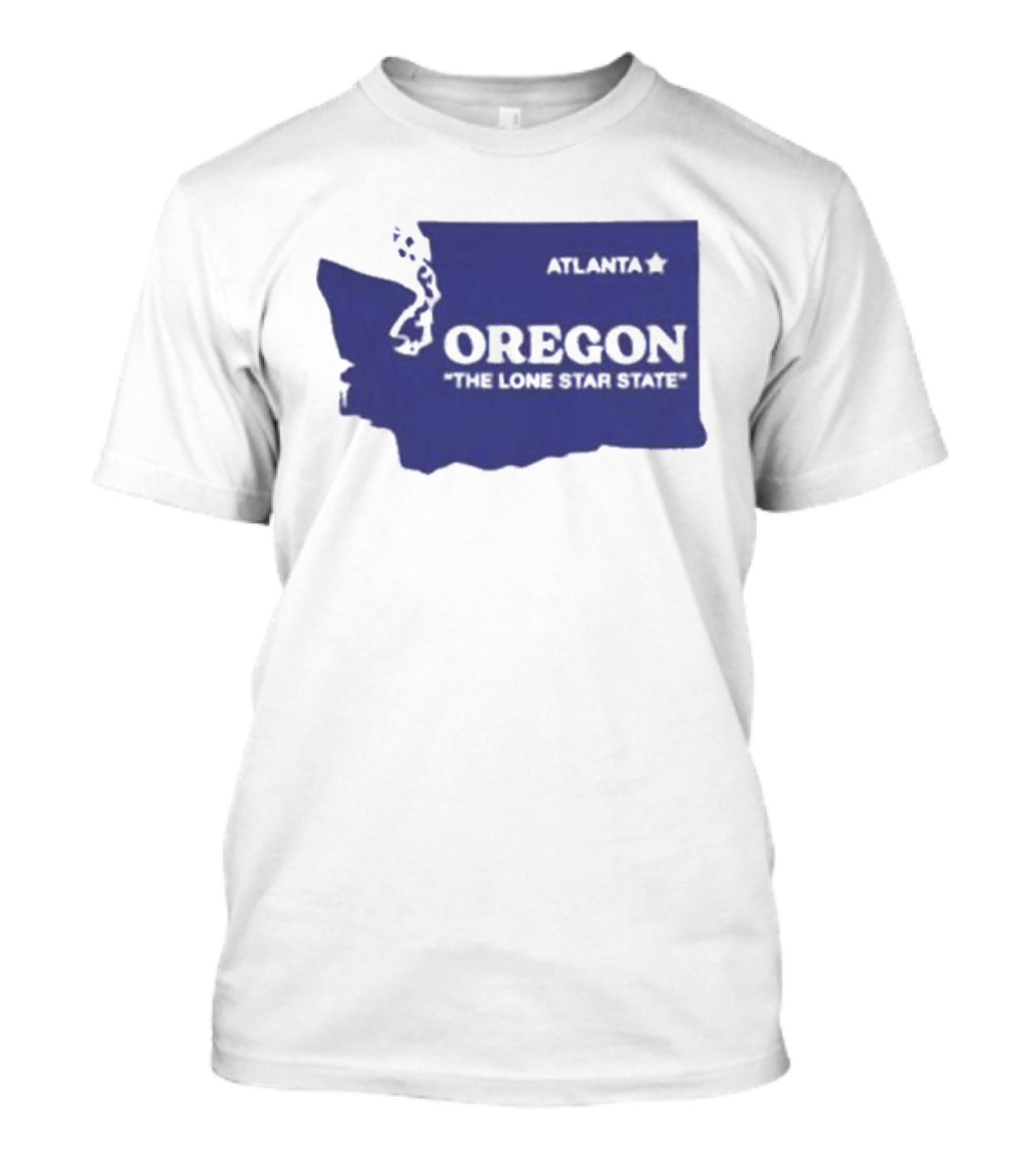 Washington State Oregon The Lone Star State Funny Pacific Northwest Meme T-Shirt