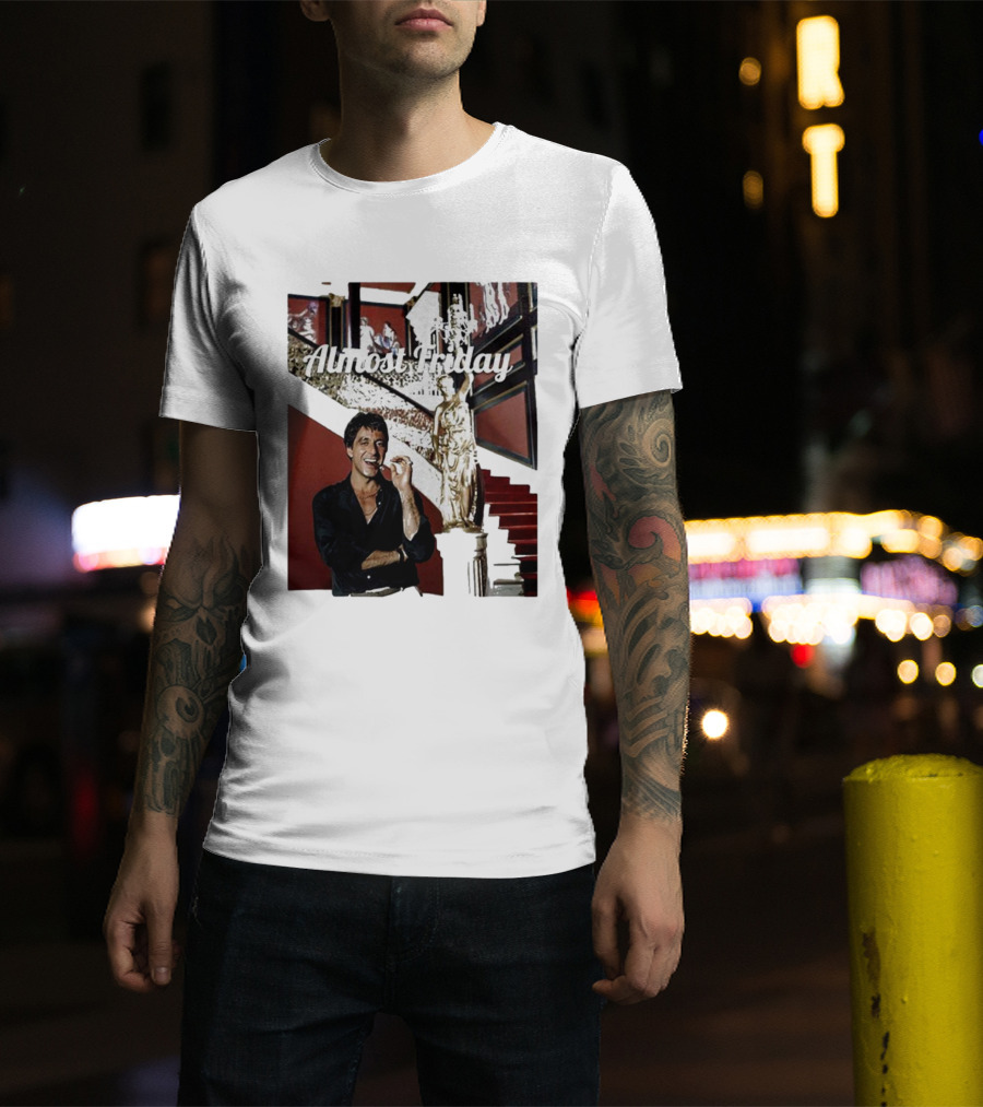 Almost Friday Scarface Mansion Scene T-Shirt