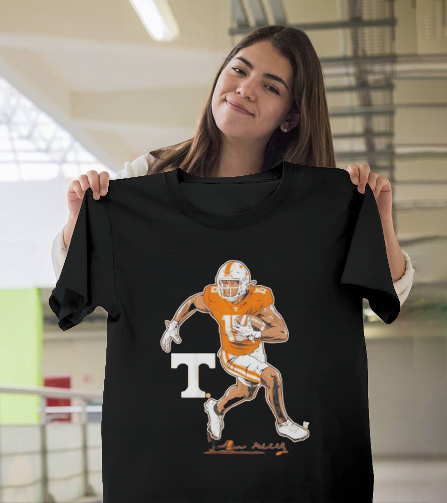Tennessee Football Bru McCoy Superstar Pose T Vols Football T-Shirt