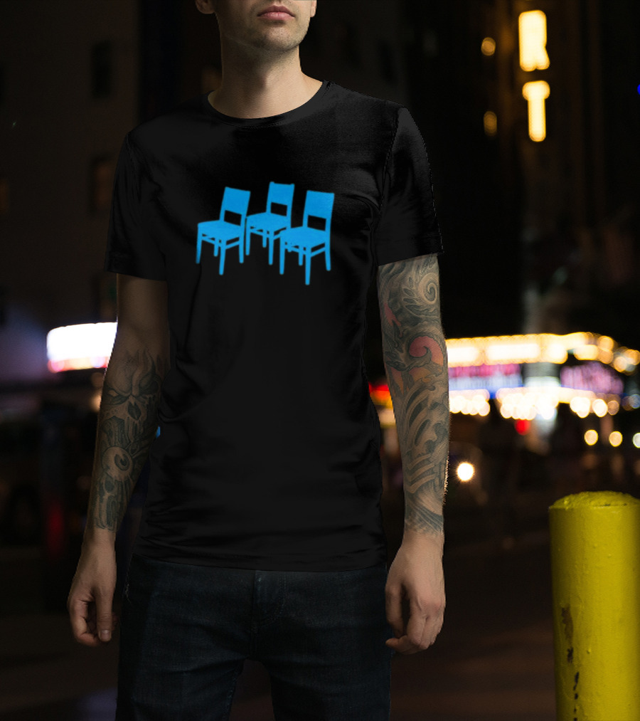 Rylee's Evil Blue Chairs Trio T-Shirt