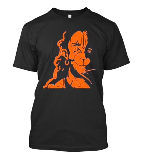 Happy Hanuman Iconic Orange T-Shirt