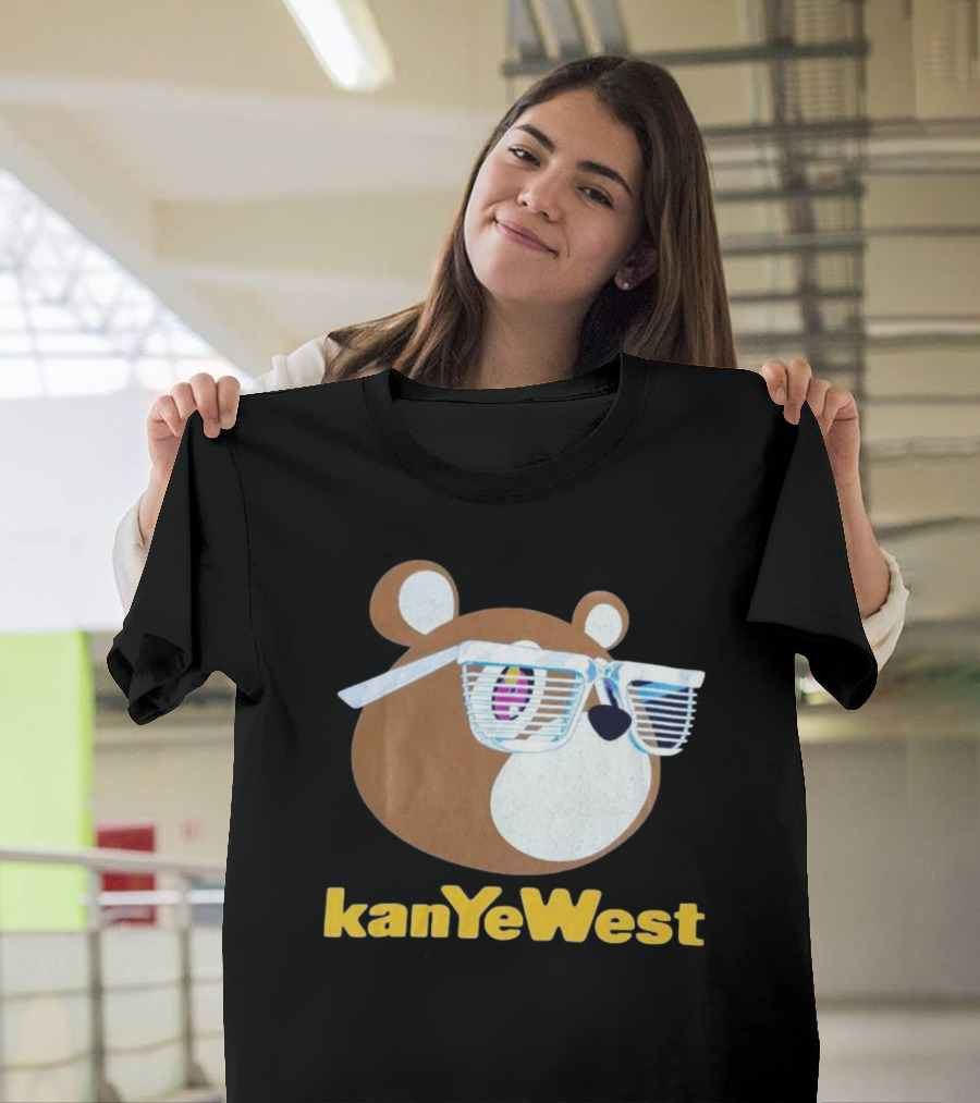 Kanye West Graduation 2007 Merch Mirrored Bear T-Shirt