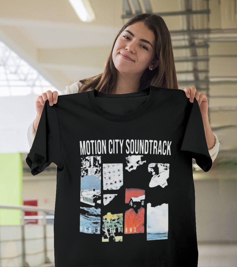 Motion City Soundtrack Panic Stations Album Art Collage T-Shirt