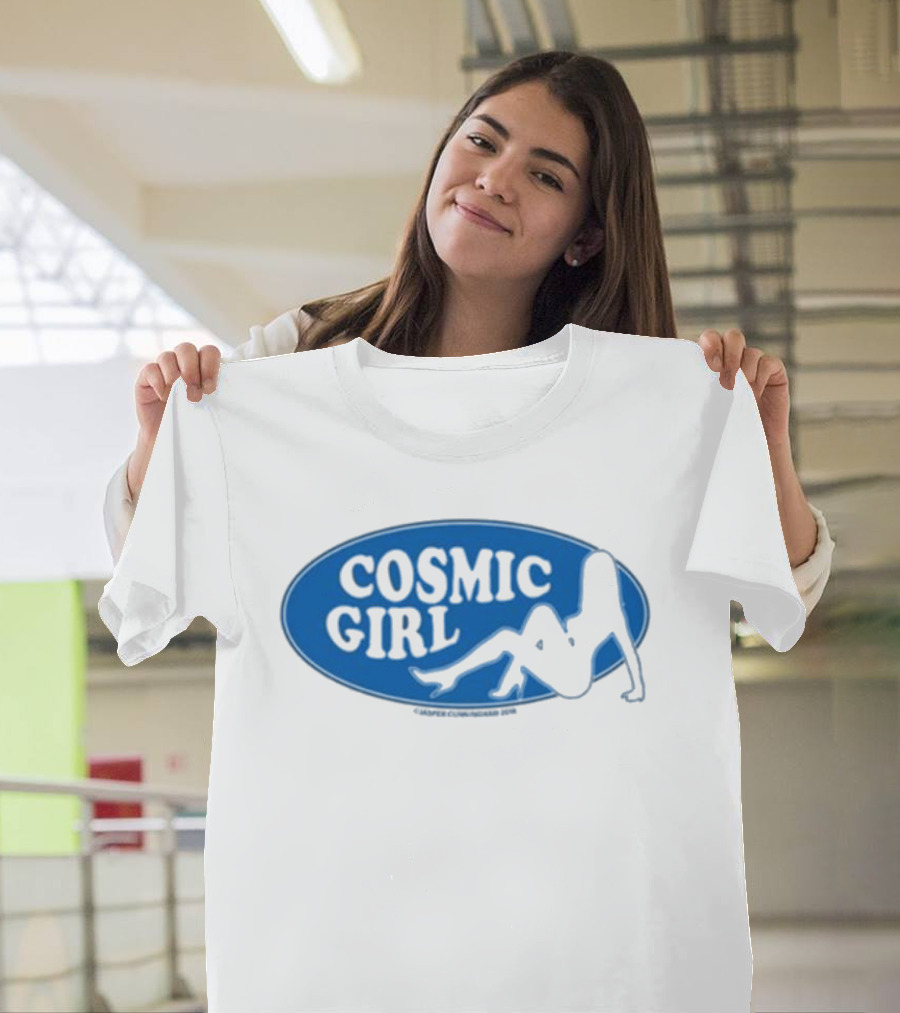 Danahleya Wearing Jasper Cunningham Cosmic Girl T-Shirt