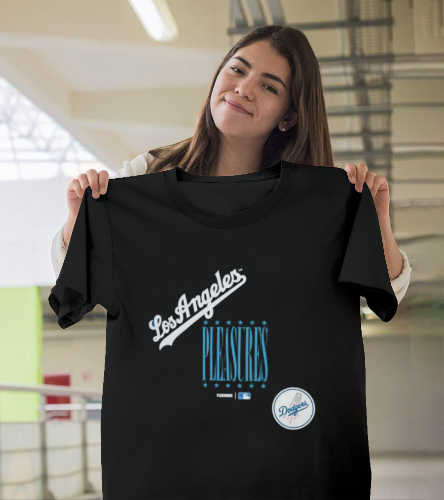 Los Angeles Dodgers PLEASURES MLB Collaboration T-Shirt