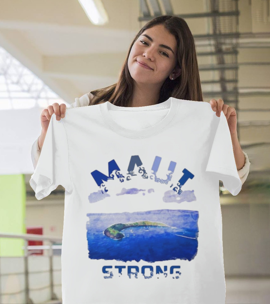 Maui Strong Lahaina Vintage Coastal Landscape T-Shirt