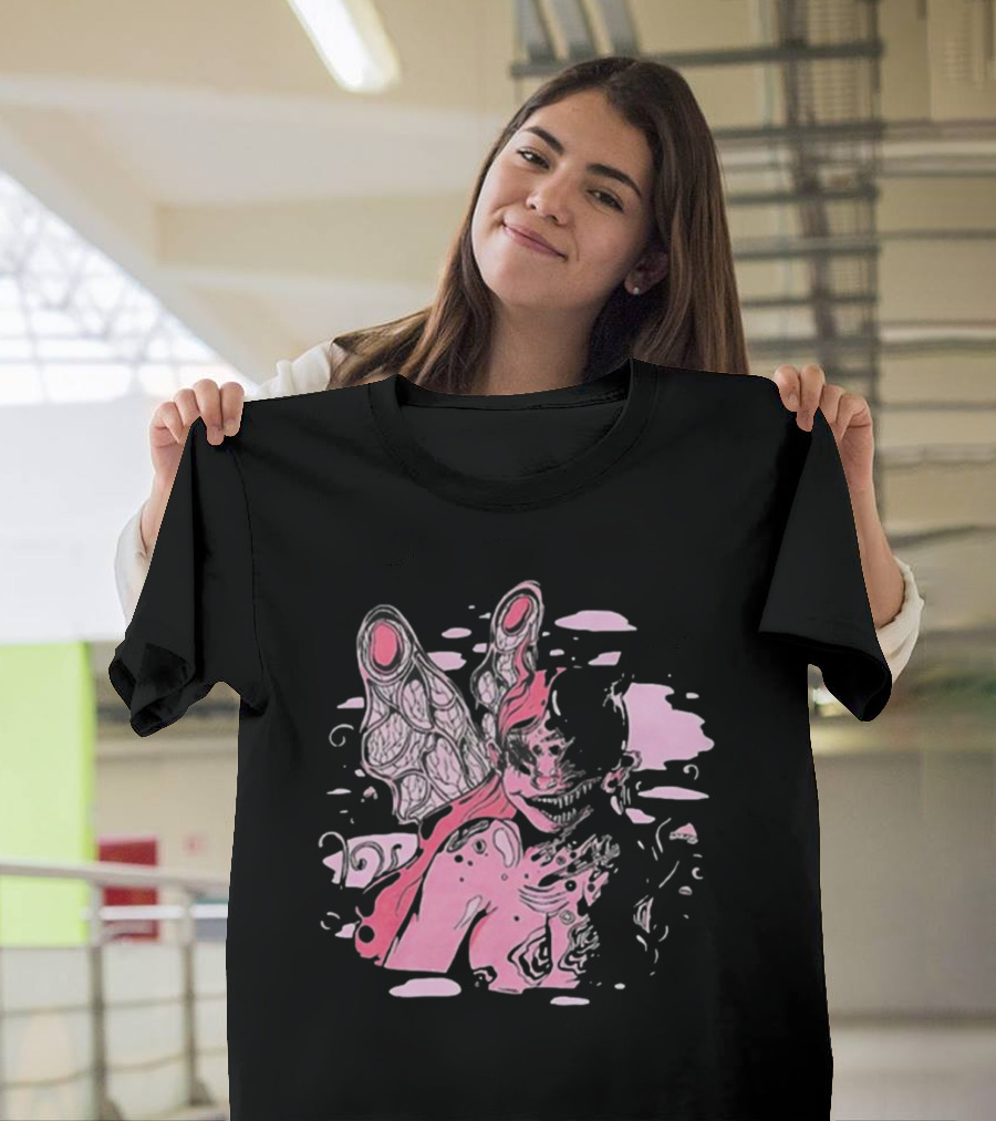 Spencers Melanie Martinez Portals Pink Fantasy Creature Concept T-Shirt