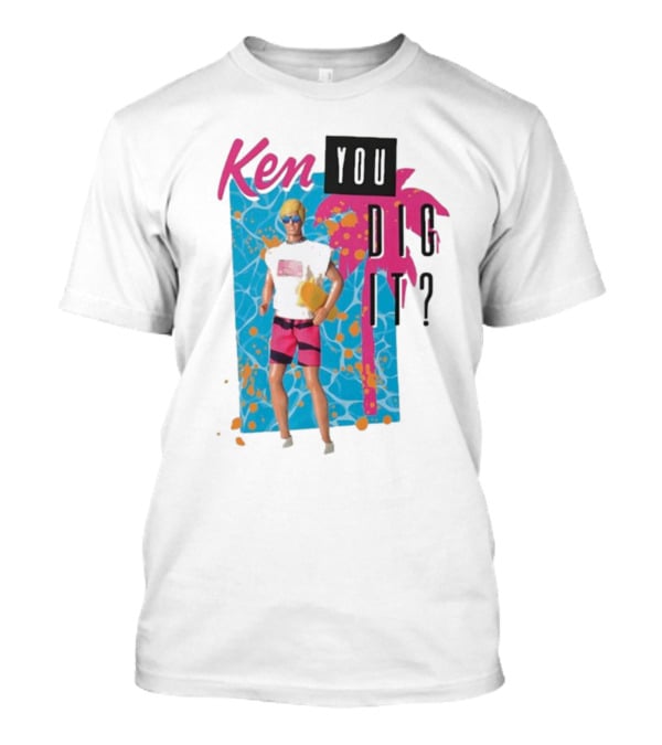 Ken You Dig It I Am Kenough Barbi Ken Surf T-Shirt