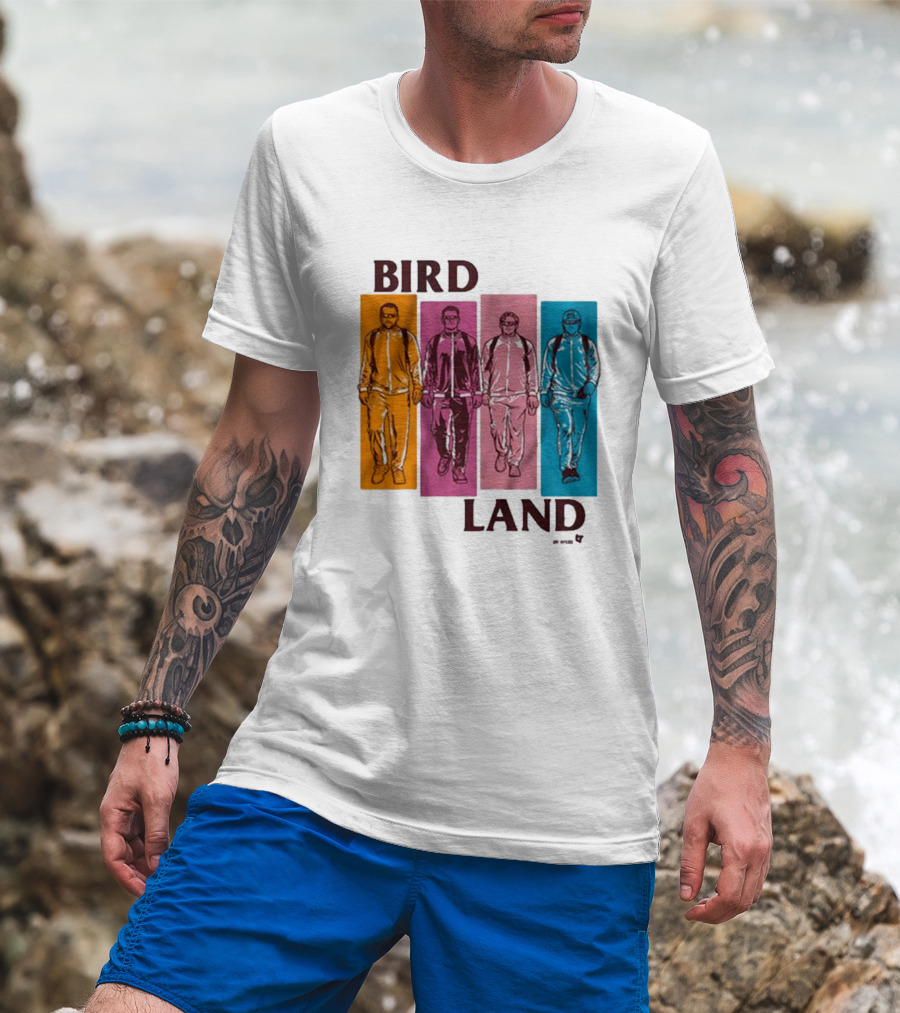 Birdland Bros Walking Color Panels T-Shirt