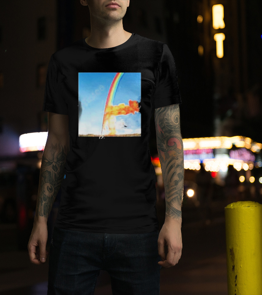 Sigur Rós Merch Átta Rainbow And Explosion T-Shirt