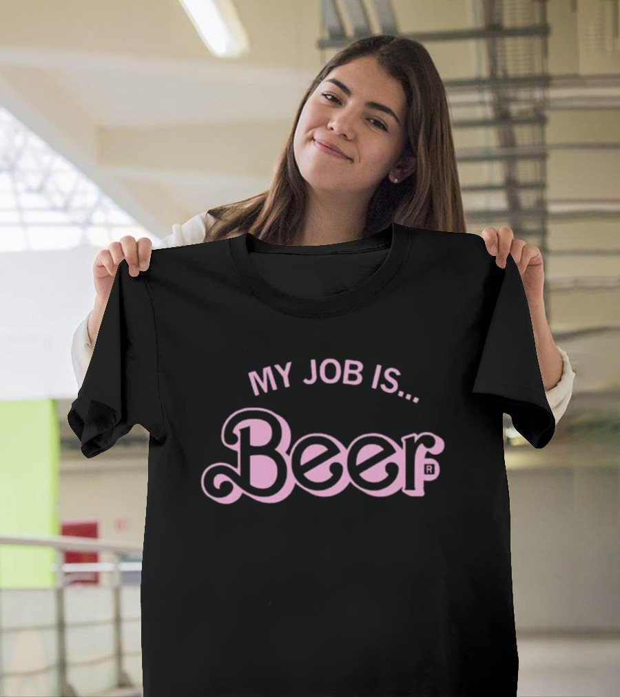 Raygun My Job Is Beer T-Shirt