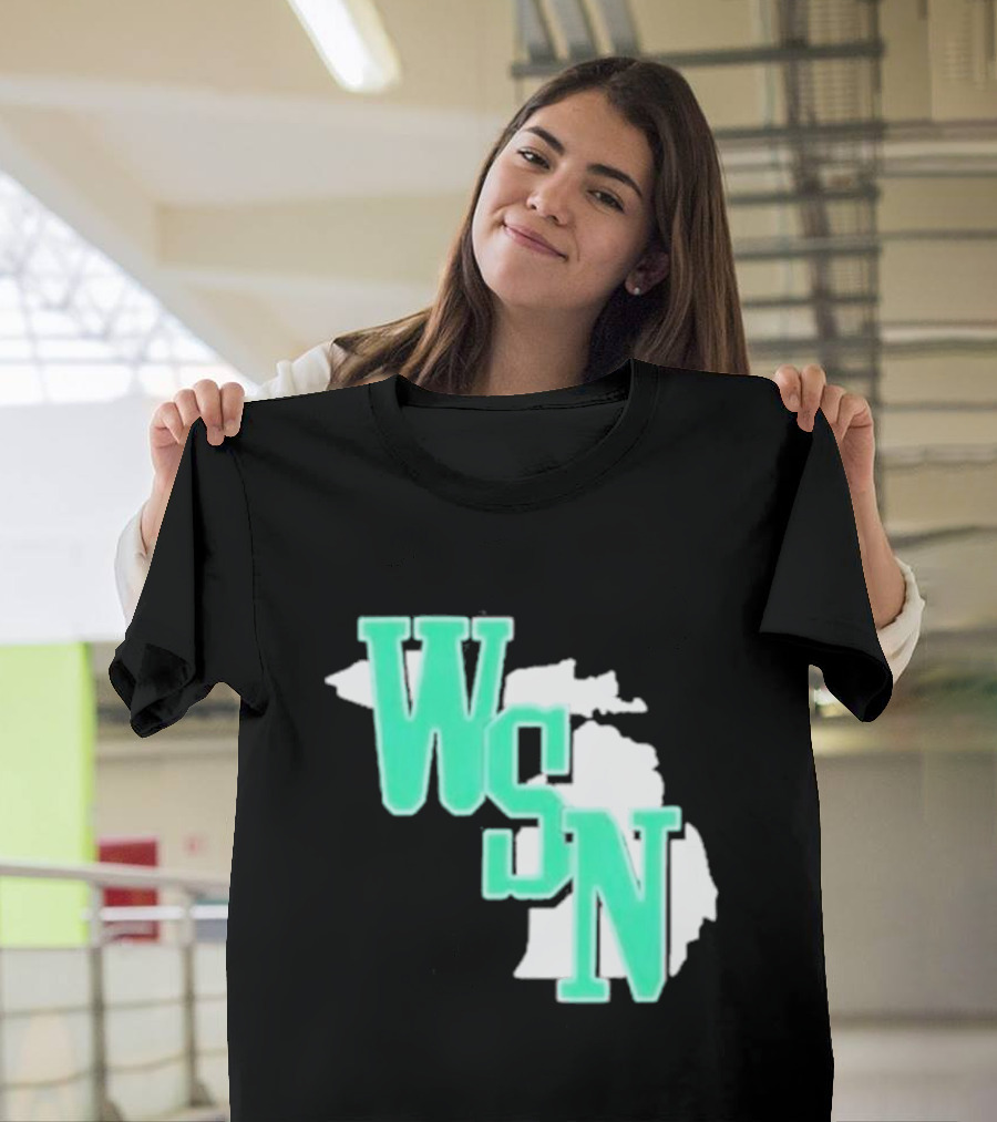 WSN Woodward Sports Michigan Text T-Shirt