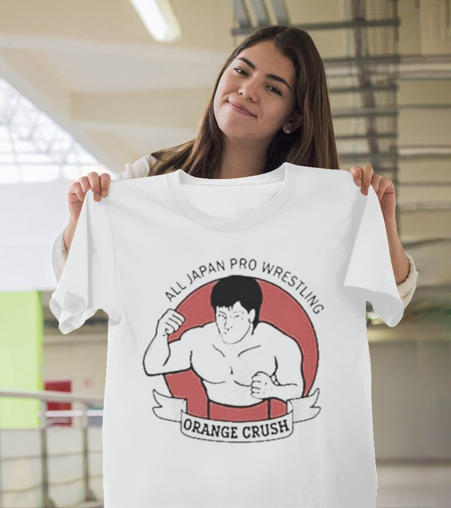 All Japan Pro Wrestling Orange Crush Kenta Kobashi T-Shirt