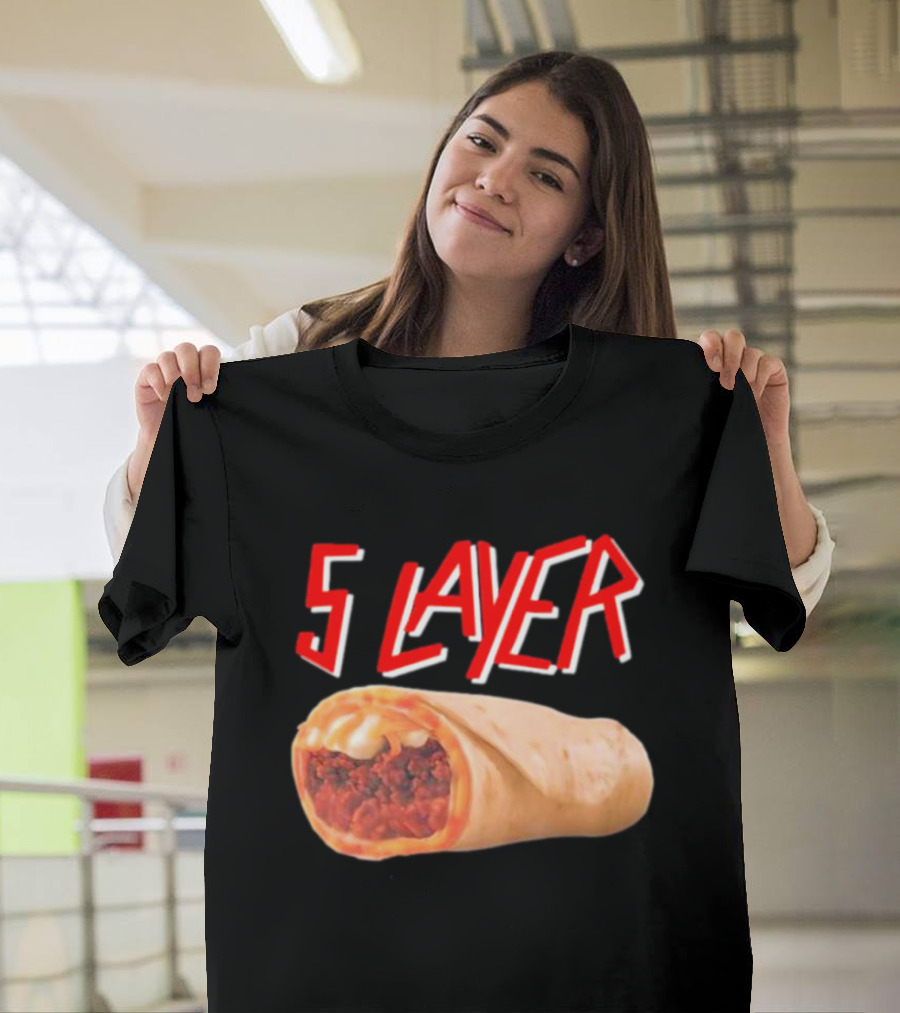 5 Layer South Of Healthy Specific Lads Burrito T-Shirt