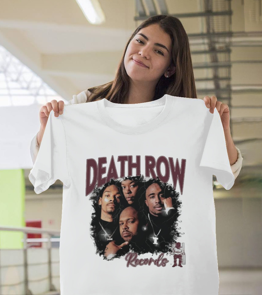 Burgundy Death Row Records Legends 5s T-Shirt