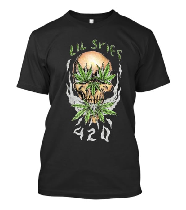 Lil Skies 420 Skull Leaf Smoke T-Shirt