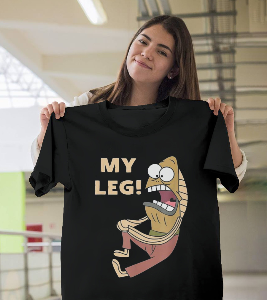 Thebaddestmitch Fred Fish My Leg Scream Character Spongebob Meme T-Shirt
