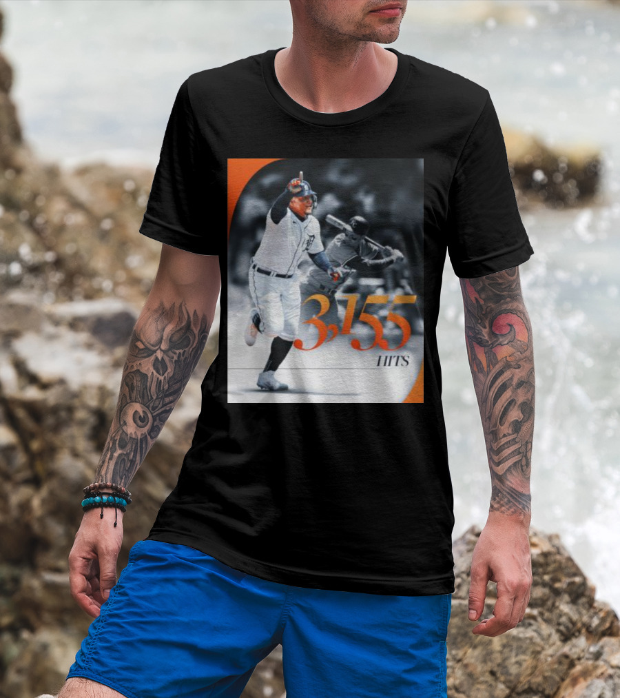 Miguel Cabrera 3155 Hits T-Shirt