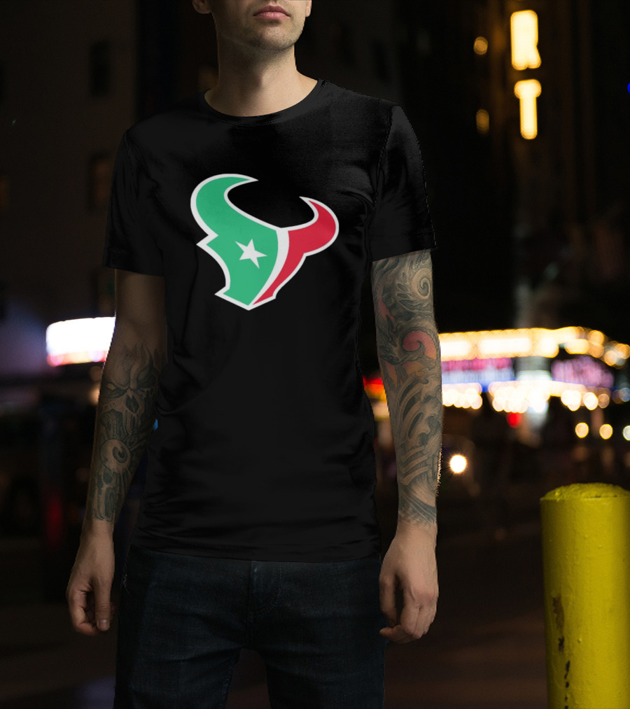 Houston Texans Black Clásico Regio Franklin '47 Mexico-Inspired T-Shirt