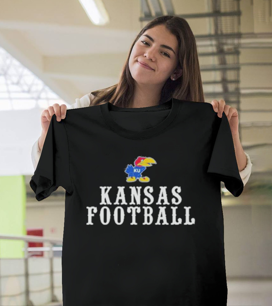 Kansas Football Jayhawk KU Icon T-Shirt