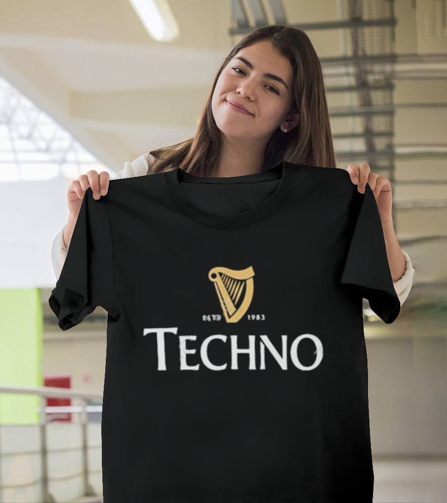 Techno EST 1983 Harp T-Shirt