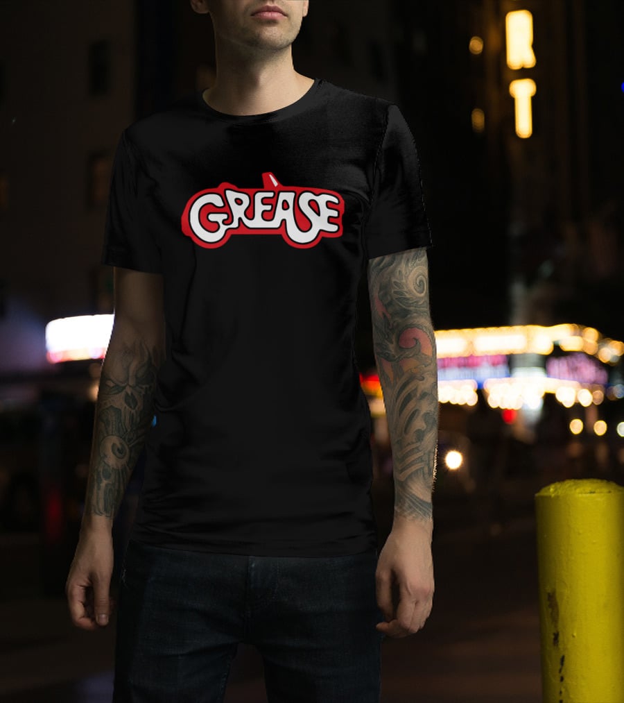 Grease Classic Red And White T-Shirt
