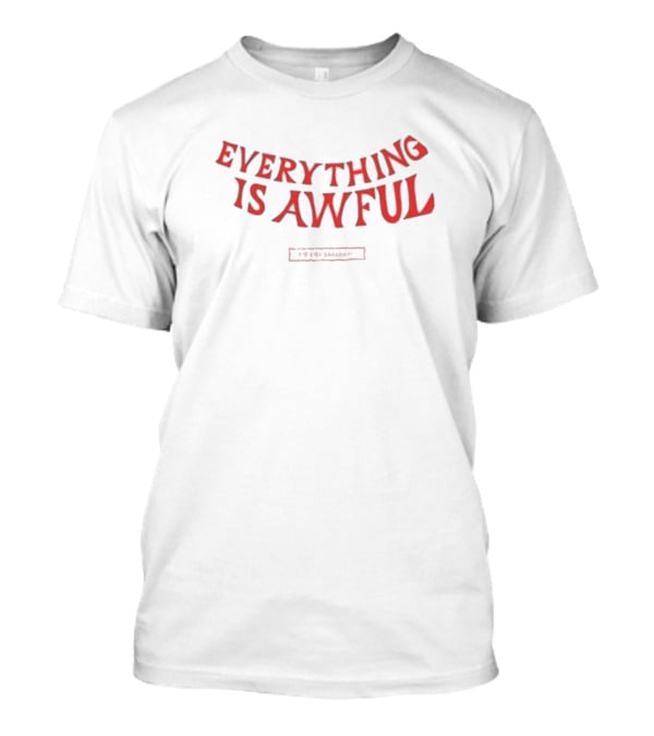 Everything Is Awful The Decemberists Retro Curved T-Shirt