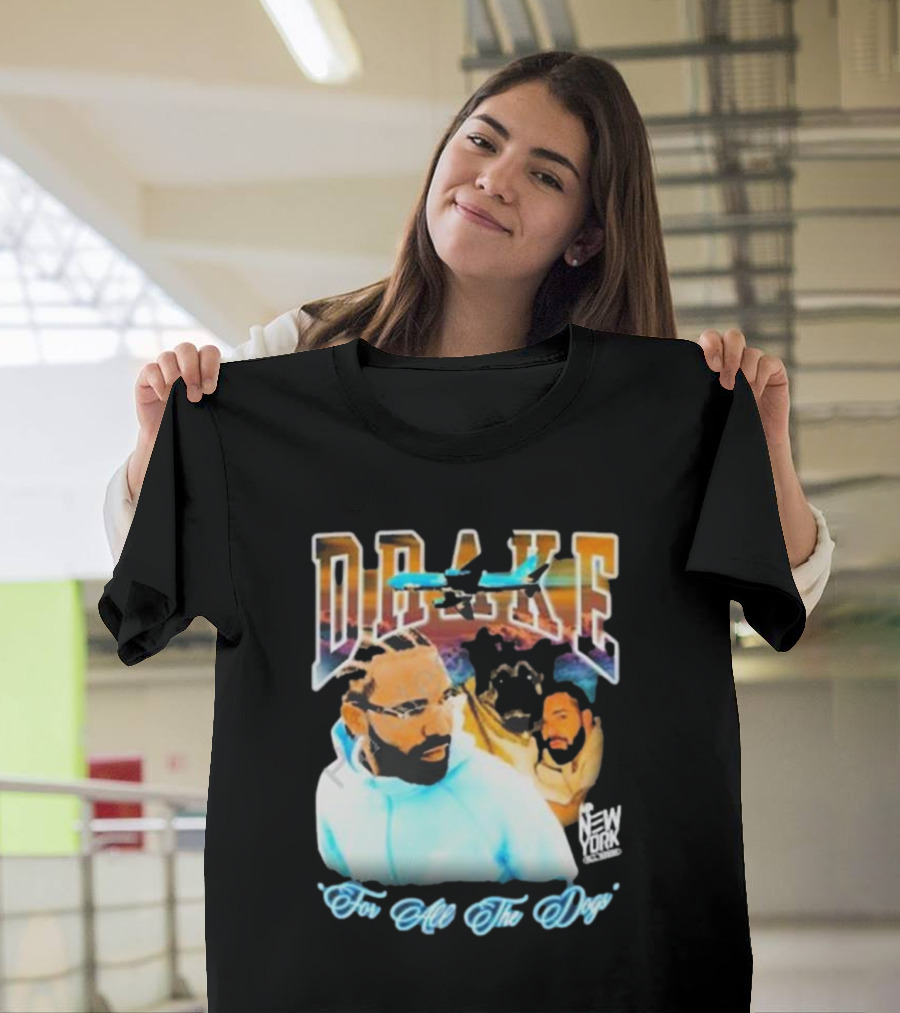 Drake For All the Dogs Airplane New York T-Shirt