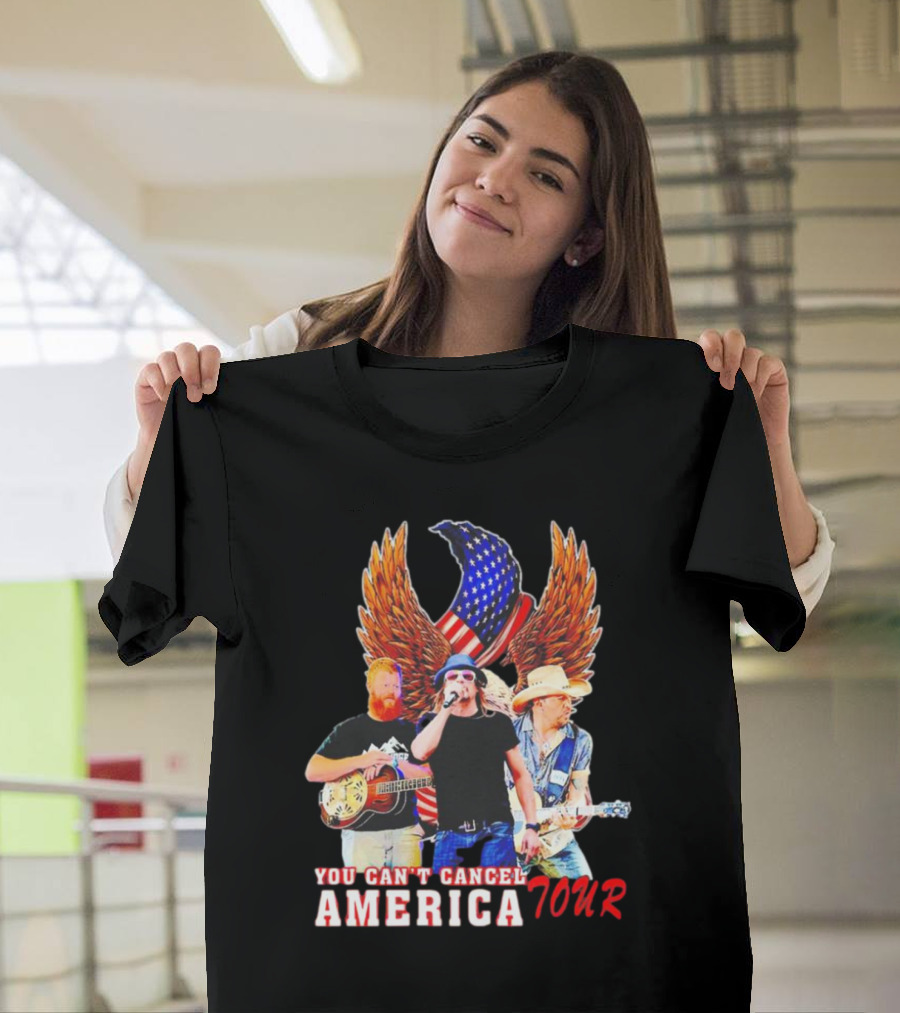 You Cant Cancel America Tour Jason Kid Rock Oliver Anthony T-Shirt