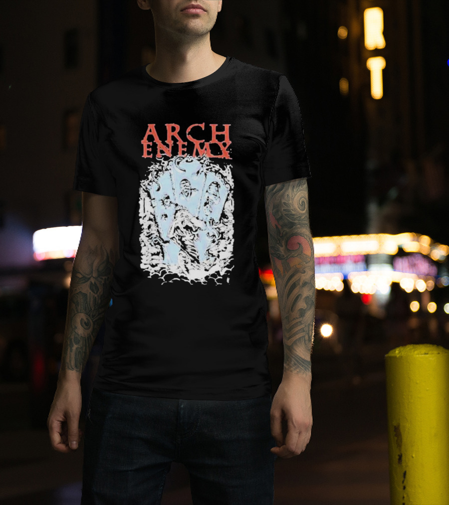 Rebellion Republic Merch Featuring Arch Enemy Mirror T-Shirt