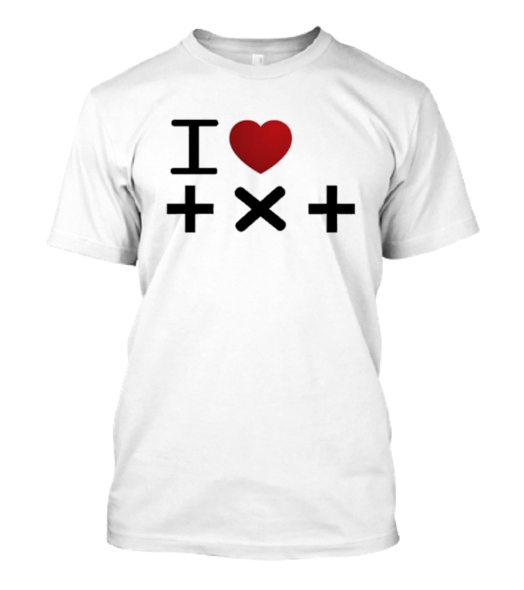 Coi Leray I Heart +x+ Black Red Heart T-Shirt