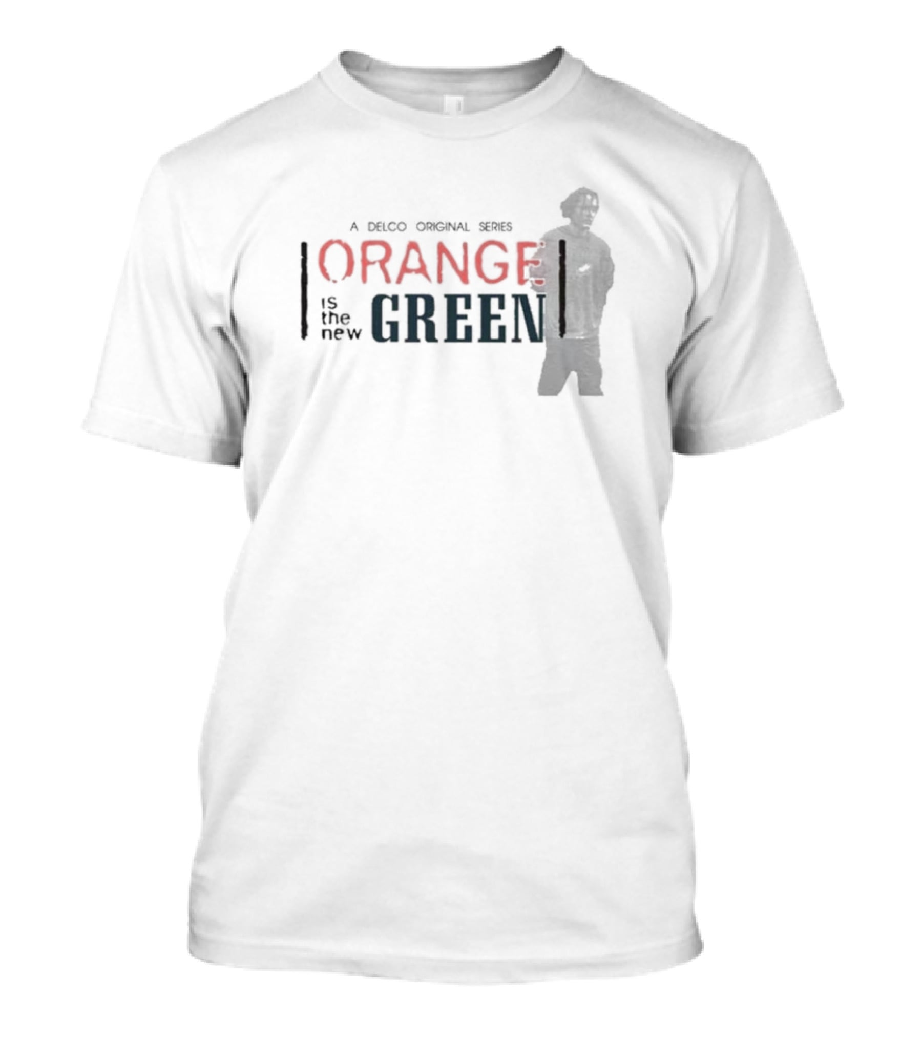 A Delco Original Series Orange Is The New Green Eagles Eagles Delco Criminal Captured T-Shirt