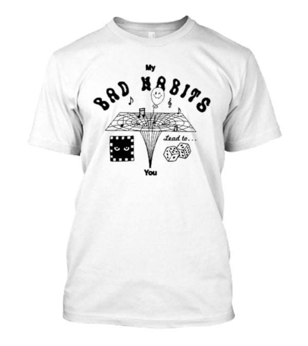 Ed Sheeran Merch Bad Habits Lead To You Off White T-Shirt