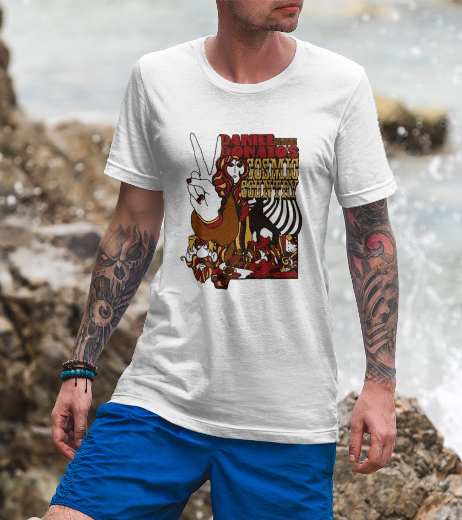 Daniel Donato’s Cosmic Country Relix Session Psychedelic Peace Sign T-Shirt