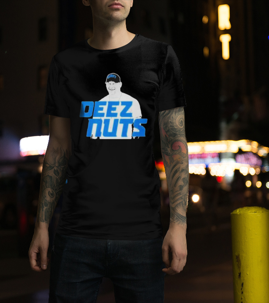 Dan Campbell Deez Nuts Detroit Lions Fan T-Shirt
