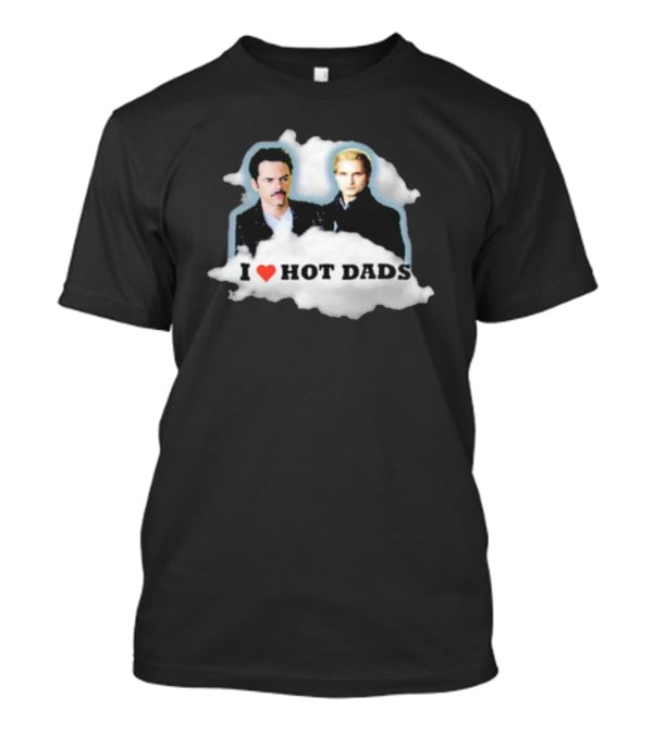 I Heart Hot Dads With Actors In Suits T-Shirt