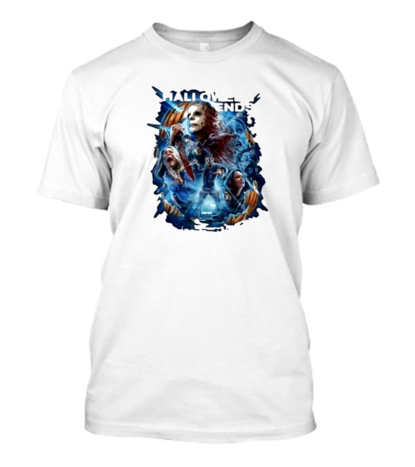 Michael Myers Halloween Ends Movie Characters Collage T-Shirt