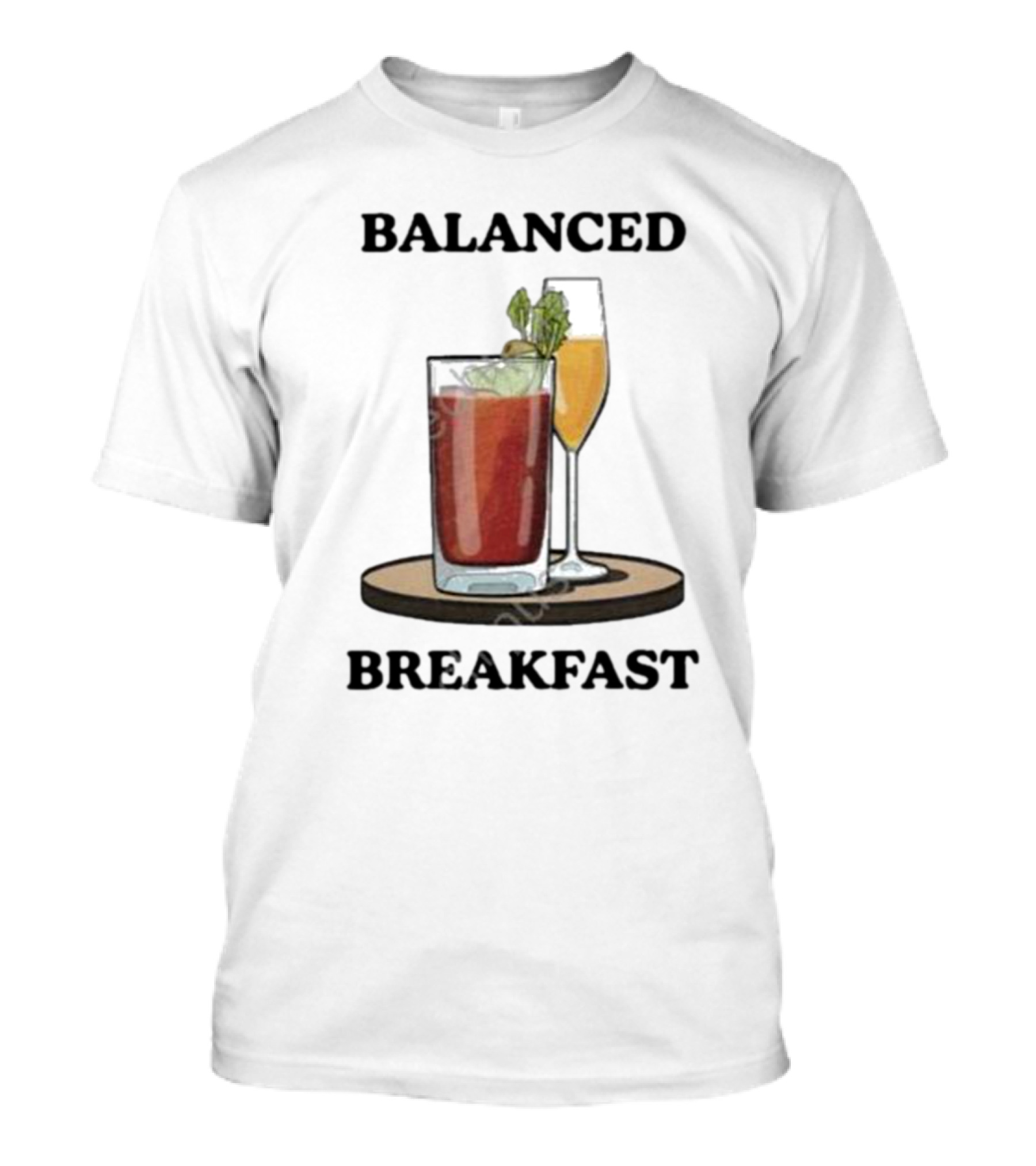 Balanced Breakfast Bloody Mary Mimosa Duo T-Shirt