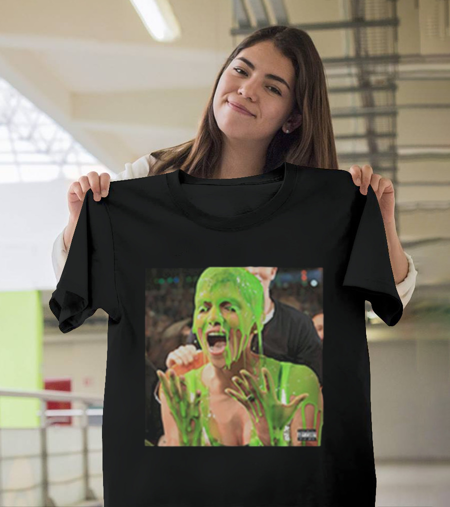 Drake Slime You Out Album Cover Green Slime Woman T-Shirt