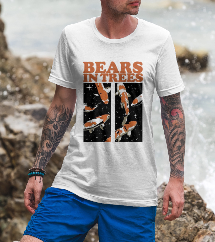 Bears IN Trees Koi Fish Aquarium T-Shirt