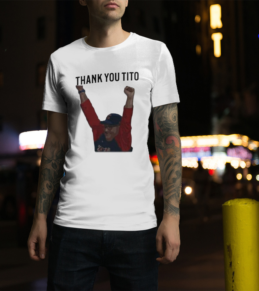 Thank You Tito Guardians Baseball T-Shirt