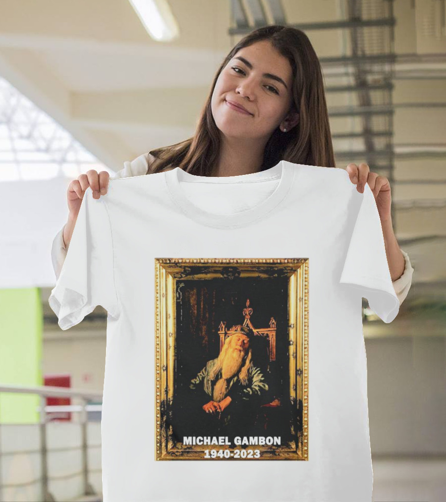 Michael Gambon Dumbledore Tribute 1940-2023 T-Shirt