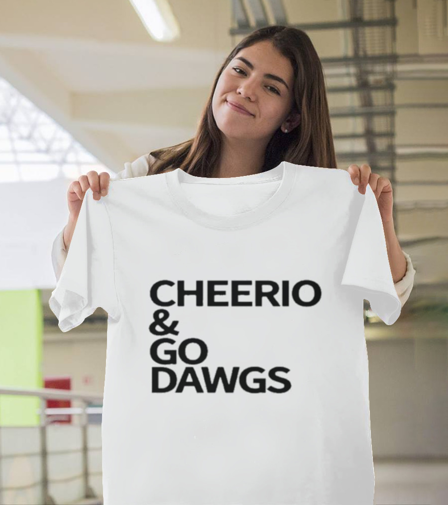 British Bulldawg Cheerio And Go Dawgs Fan T-Shirt