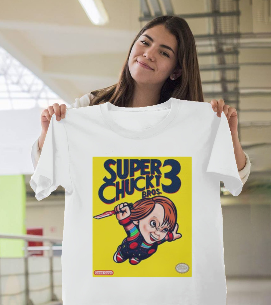 Super Chucky Bros 3 Good Guys Retro Game T-Shirt
