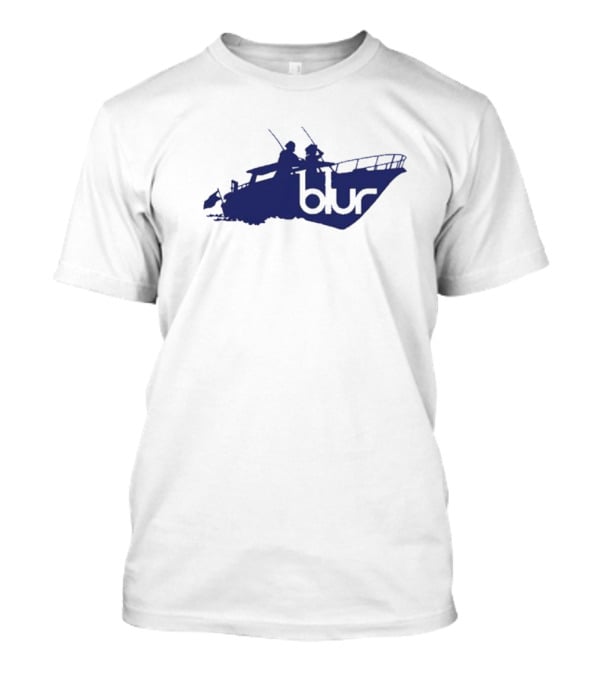 Blur Band Iconic Boat Design Sunday T-Shirt