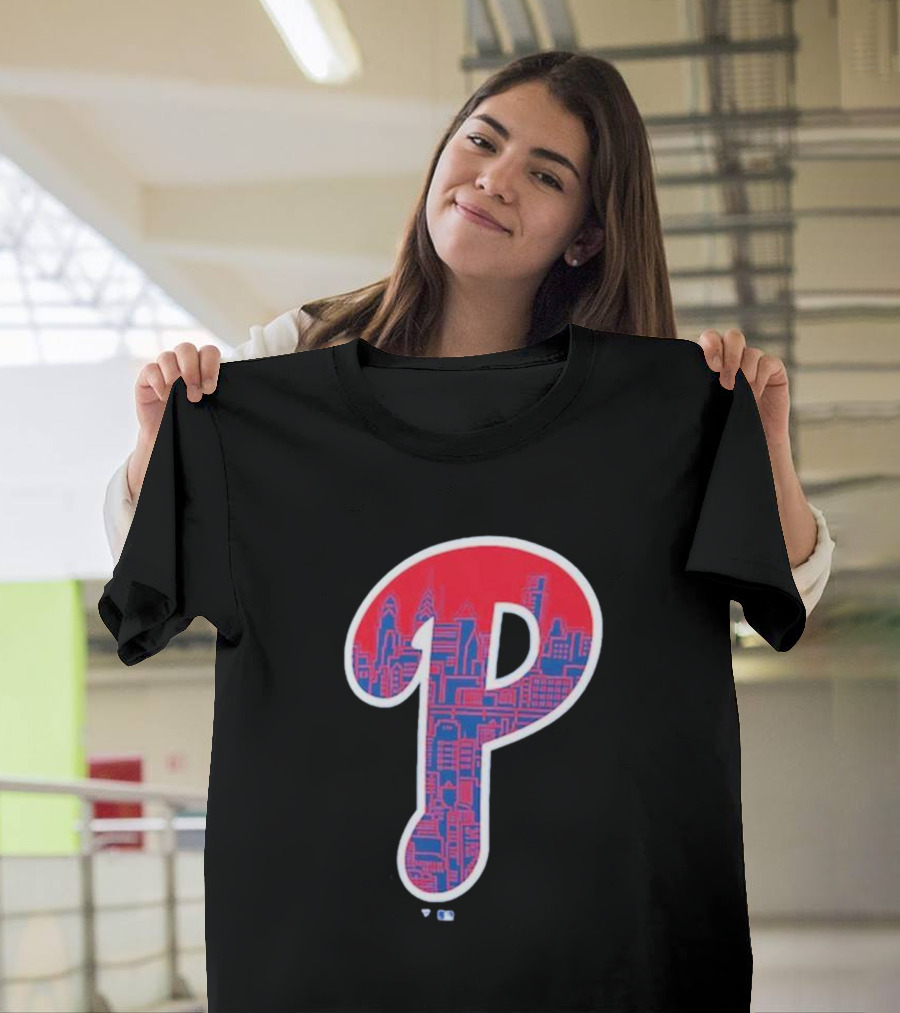 Philadelphia Phillies City Skyline P T-Shirt