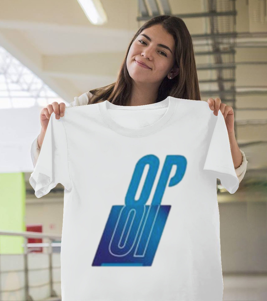 Oscar Piastri OP Blue Logo Motif T-Shirt