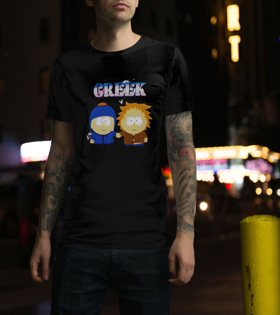 Tweek And Craig Creek Cartoon Hearts T-Shirt