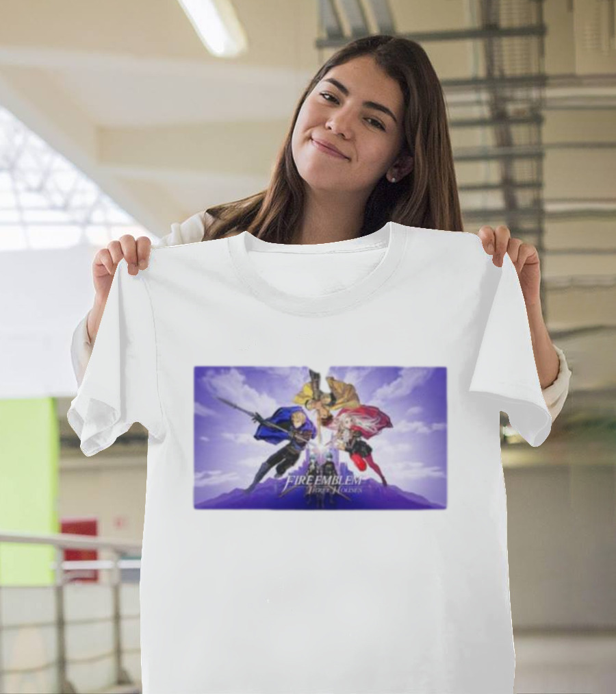 Fire Emblem Three Houses Characters And Heroes Battle Scene Image T-Shirt
